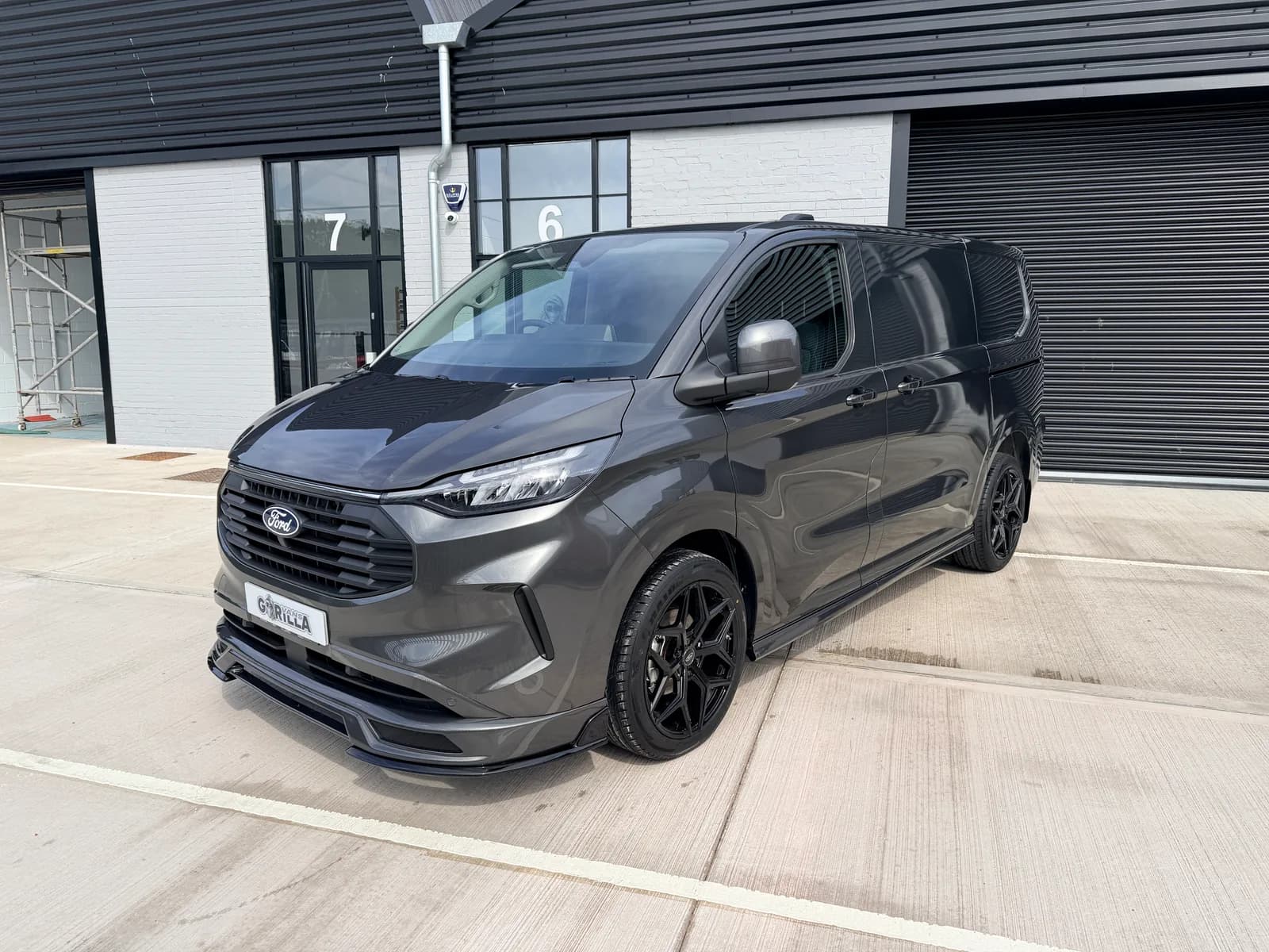 Magnetic L1 Ford Transit Custom GV Sport Panel Van, front three-quarter view