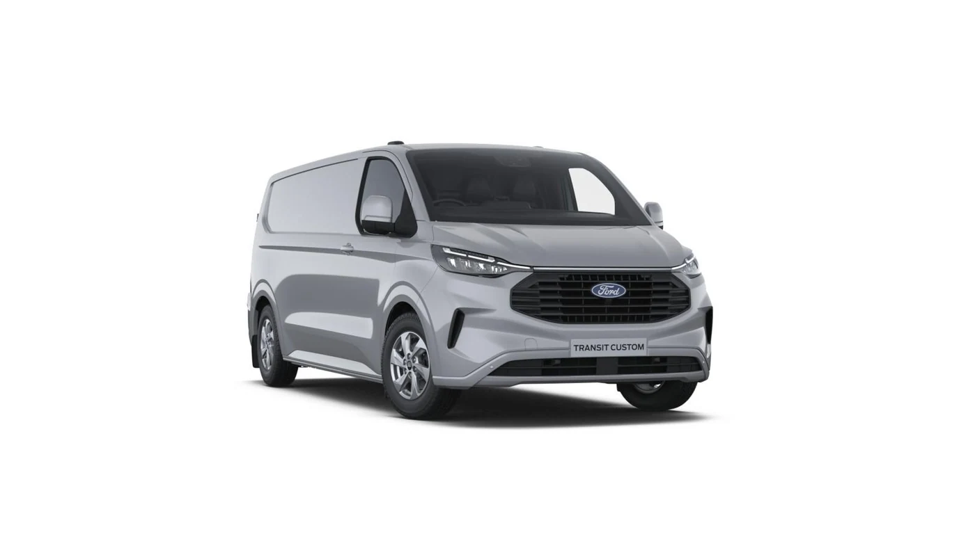 Grey Matter Ford Transit Custom Limited L2 Panel Van diesel, front three-quarter view