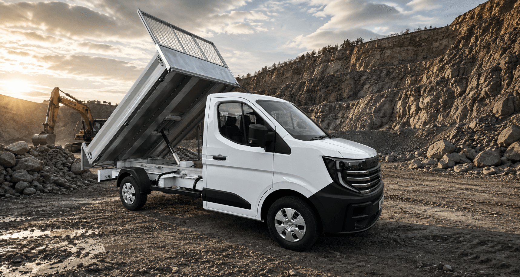 Commercial tipper conversion in a quarry